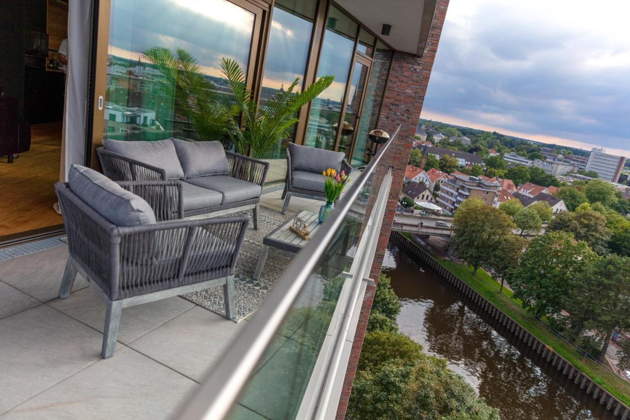 Cabana - Theview - Terrasse - Waterfront - Kostenloser Parkplatz - Wifi Oldenburg Kültér fotó